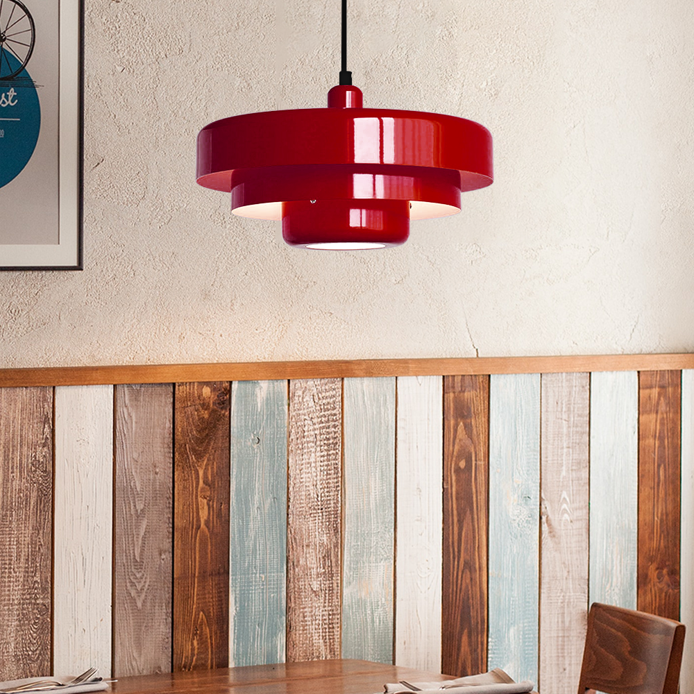 Retrova | Mid-Century Moderne Laaggedraaide IJzeren Hanglamp