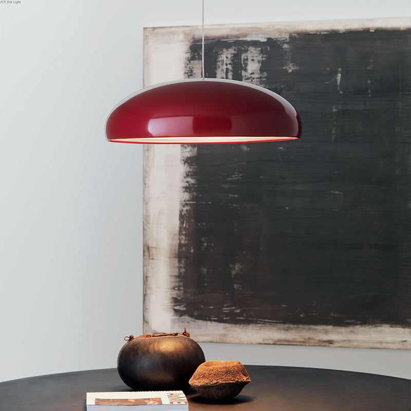 Lera | Artistieke Deco Metalen Ronde Paddenstoel Hanglamp