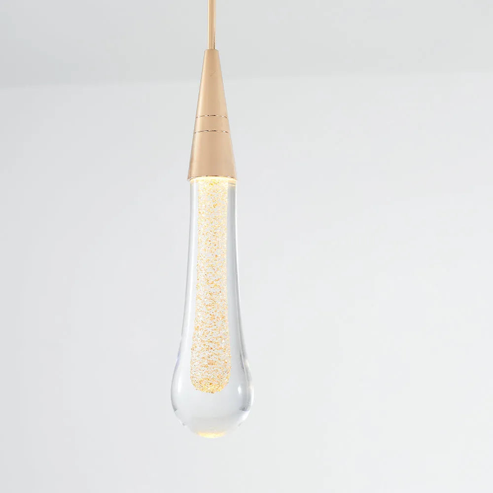 Voraele | Elegante Facet Kristal Druppel Hanglamp