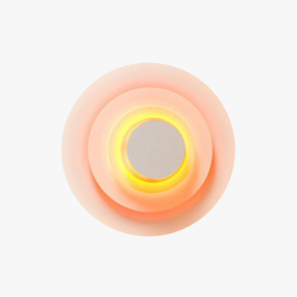Lythos | Geometrische Morandi Circulaire Metalen Kunst Wandlamp