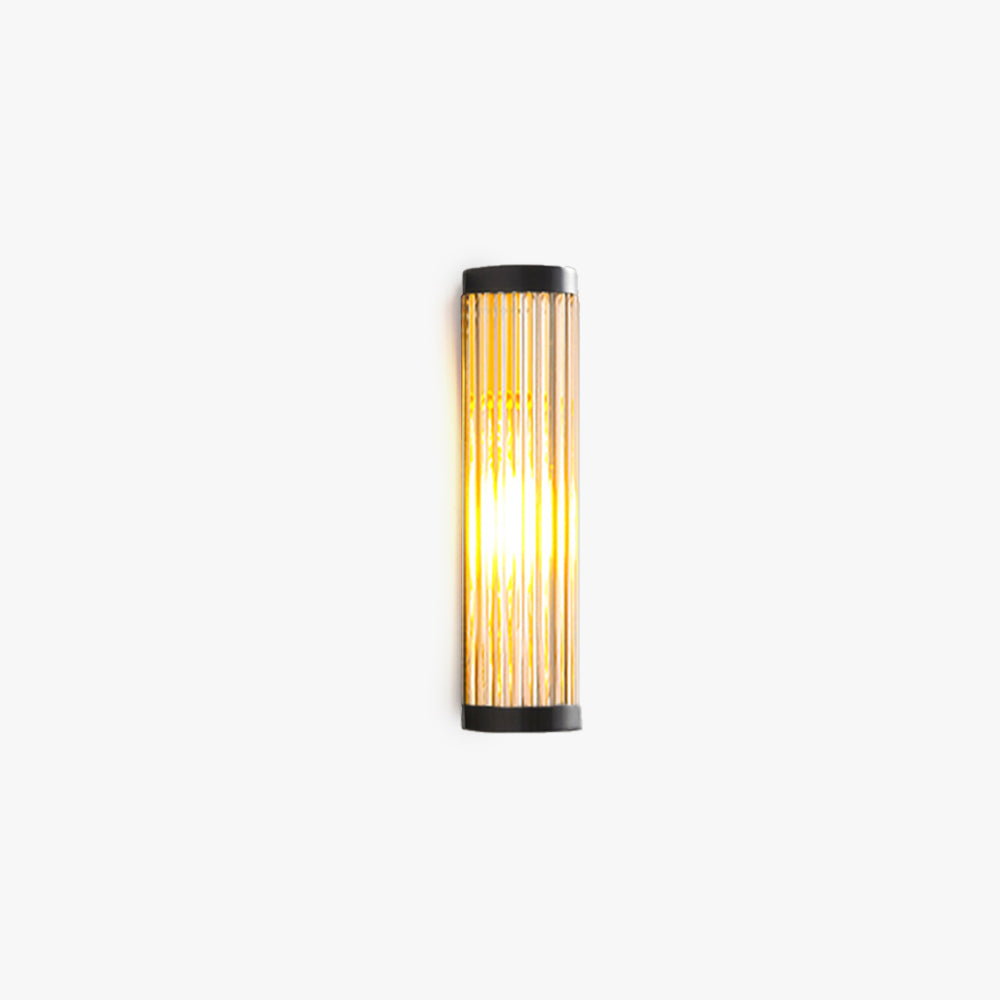 Zora | Hedendaagse Semi Cilindrische Glazen Schaduw Buiten Wandlamp