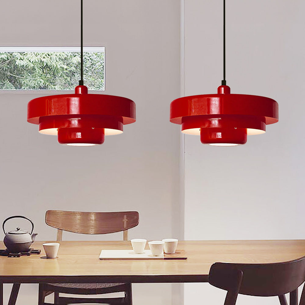 Retrova | Mid-Century Moderne Laaggedraaide IJzeren Hanglamp