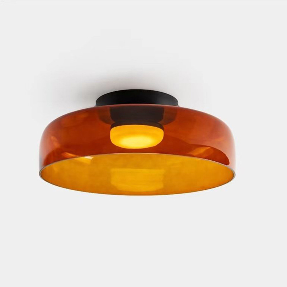 Nebula | Moderne Laagglanzende Glazen Koepel Plafondlamp
