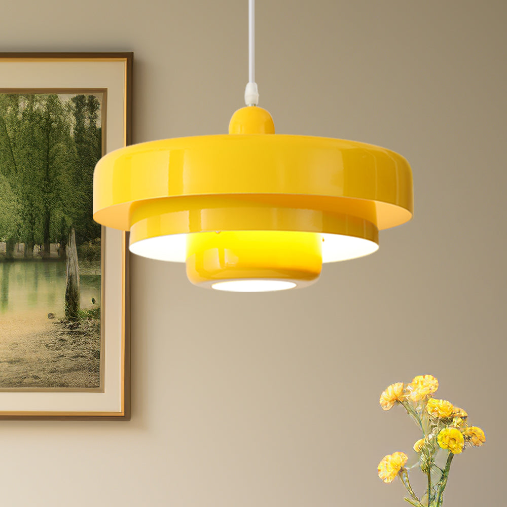 Retrova | Mid-Century Moderne Laaggedraaide IJzeren Hanglamp