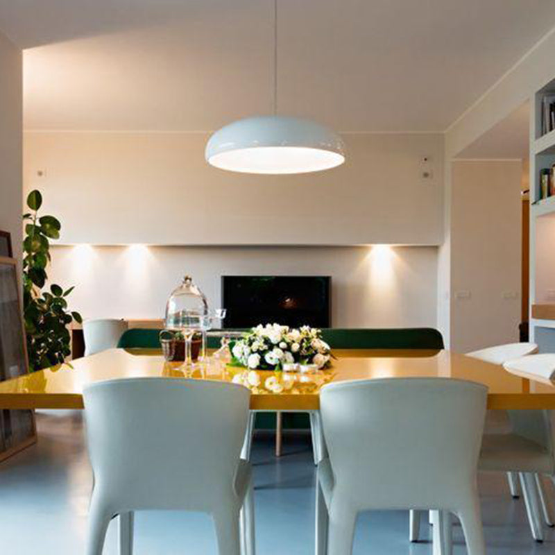 Lera | Artistieke Deco Metalen Ronde Paddenstoel Hanglamp