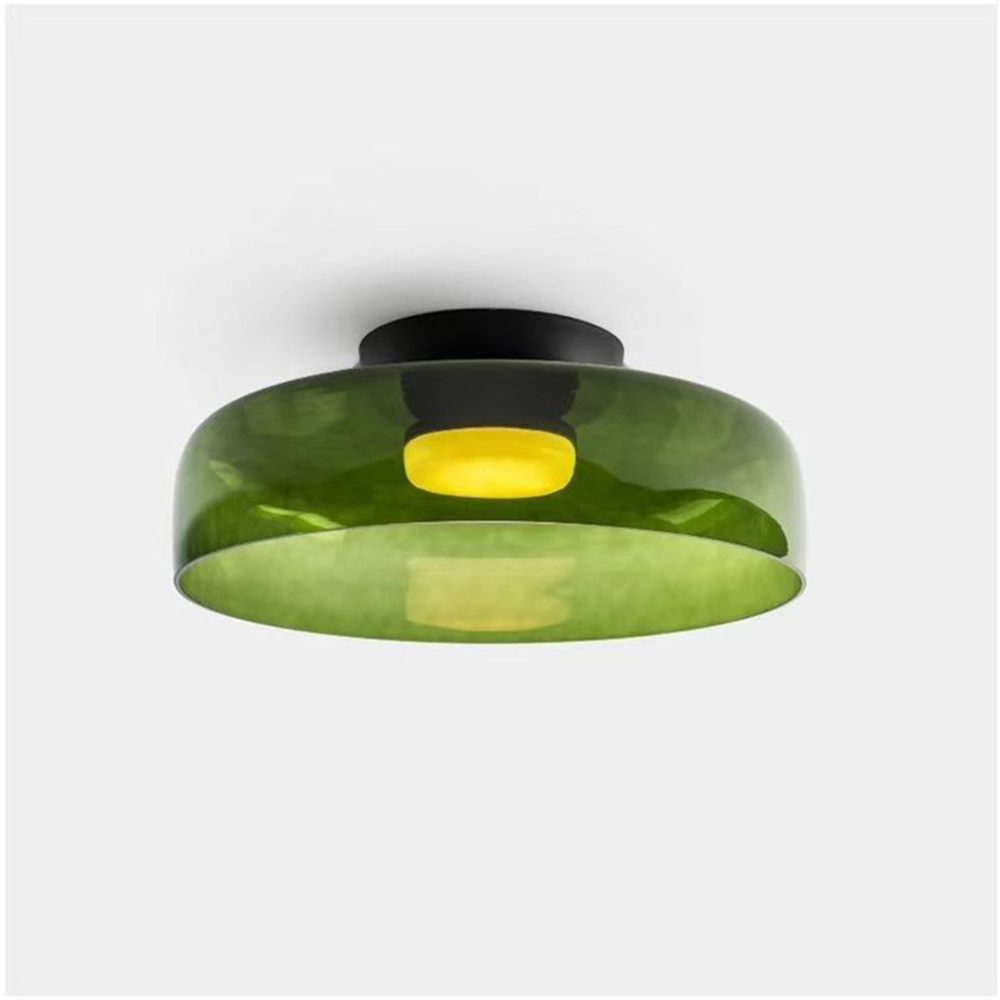 Nebula | Moderne Laagglanzende Glazen Koepel Plafondlamp