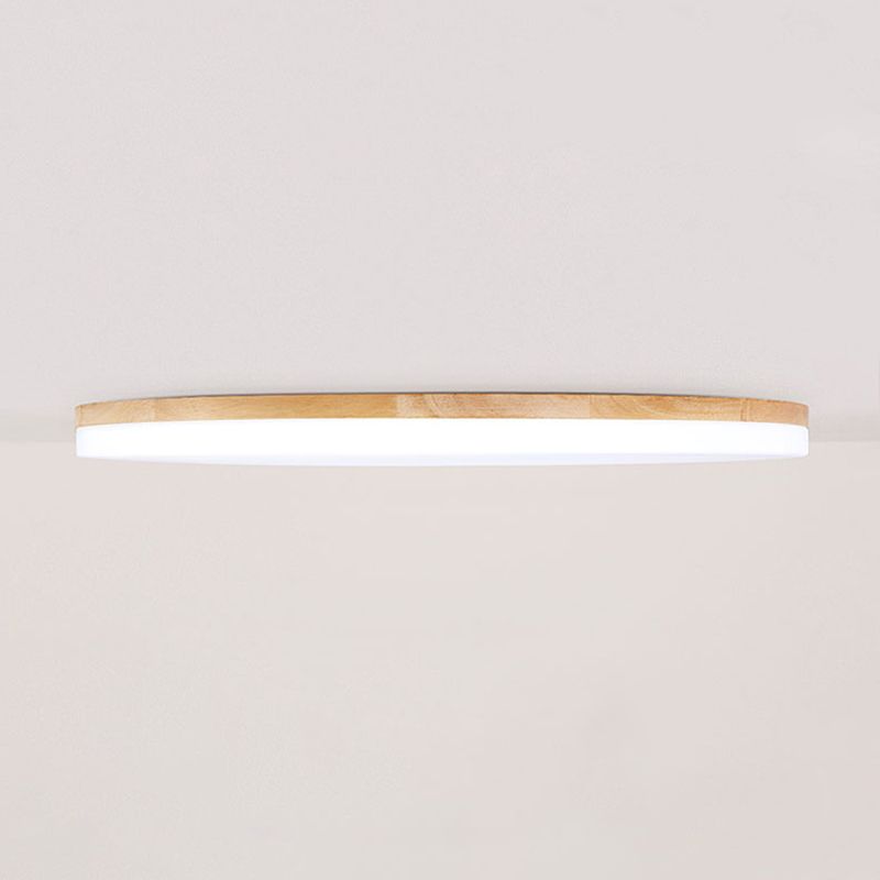 Aevum | Ovale Scandinavische Eiken Plafondlamp