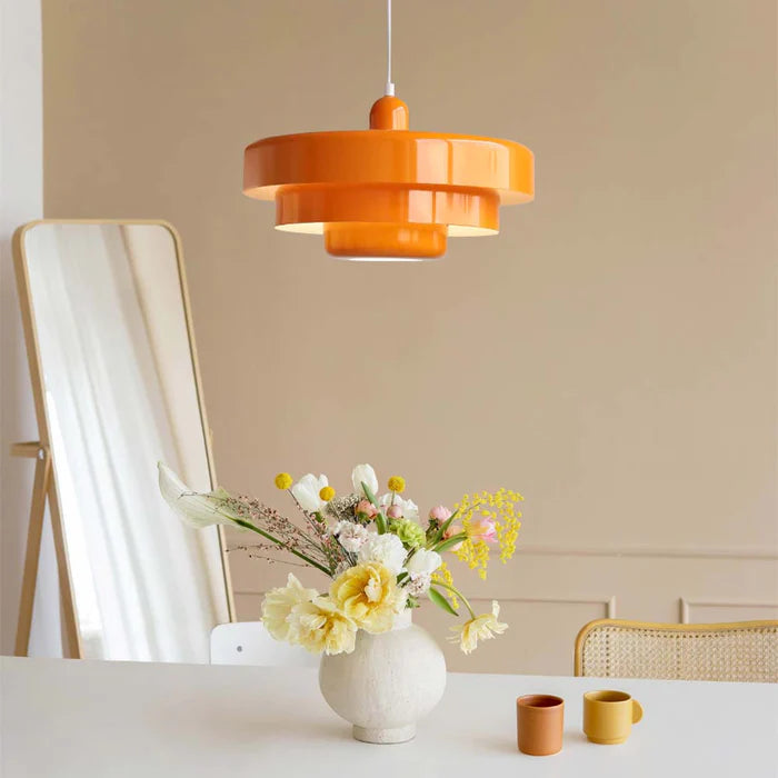 Retrova | Mid-Century Moderne Laaggedraaide IJzeren Hanglamp