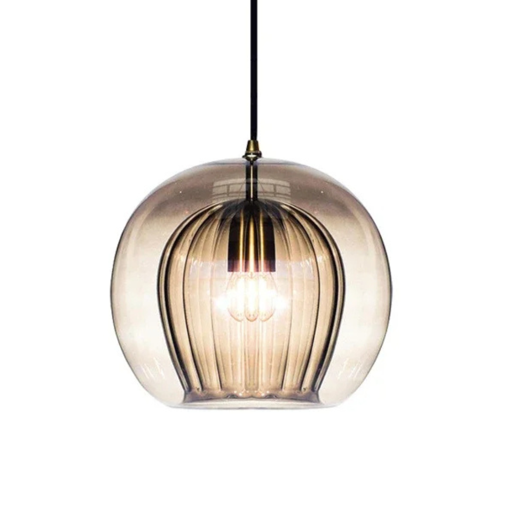Lucia | Moderne Handgeblazen Glas Globe Hanglamp