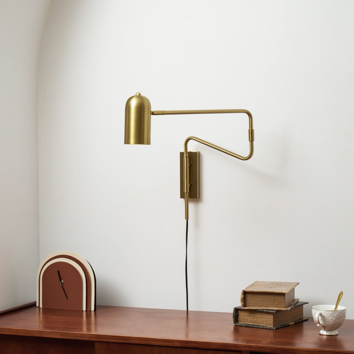 Kelsigore | Minimalistische draaibare scharnierarm geometrische functionele wandlamp