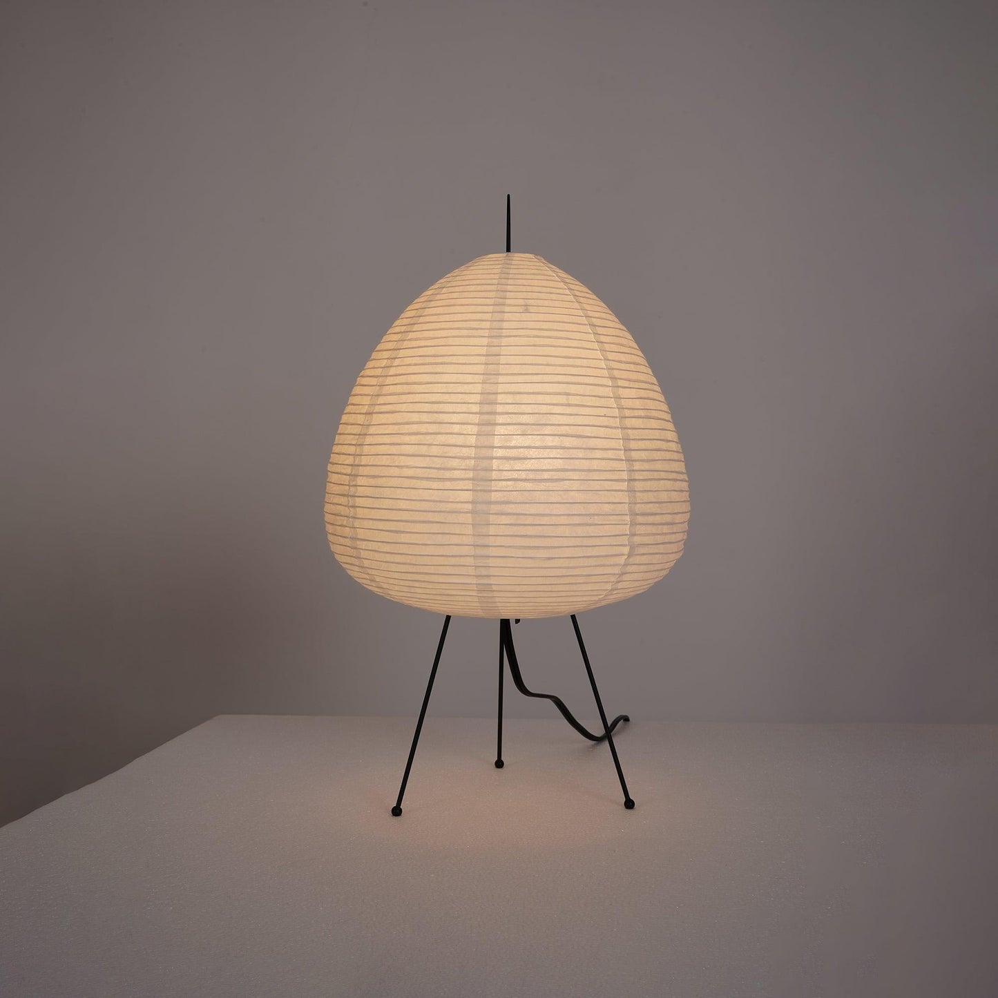 Kryntaleo | Japanse Geribbelde Bamboe Silhouet Oosterse Accent Tafellamp