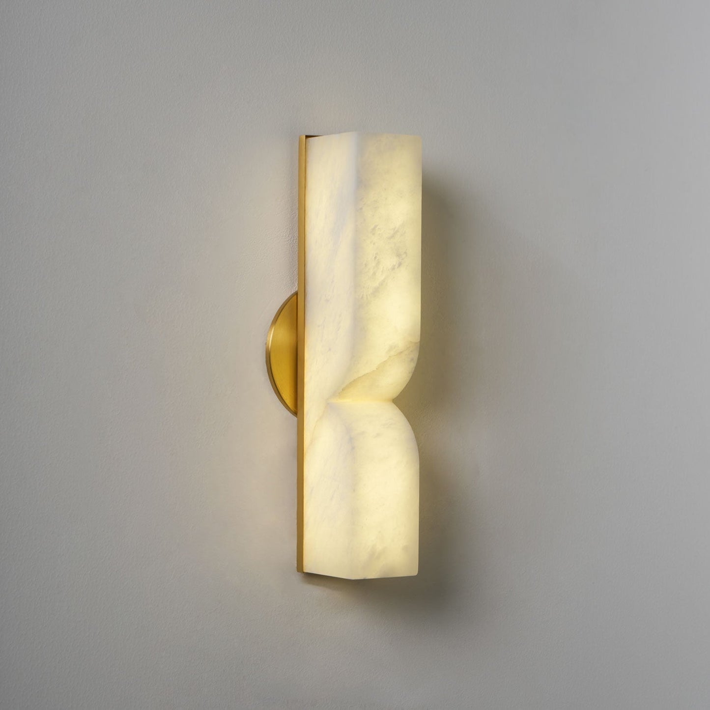Marbrisso | Minimalistische Gesneden Albast Steen Wandlamp