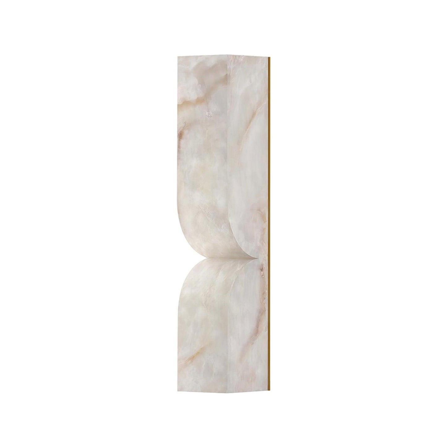 Marbrisso | Minimalistische Gesneden Albast Steen Wandlamp