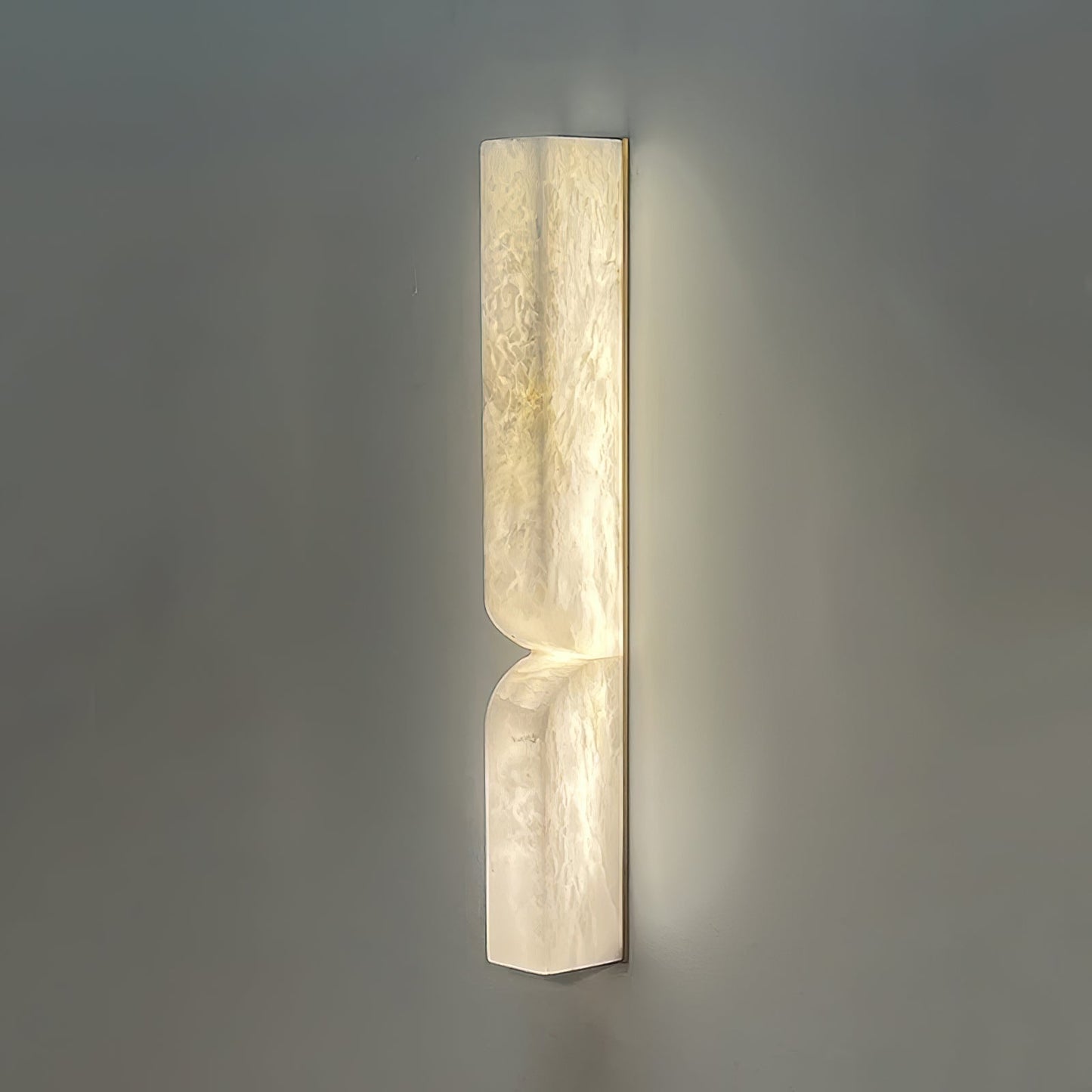 Marbrisso | Minimalistische Gesneden Albast Steen Wandlamp