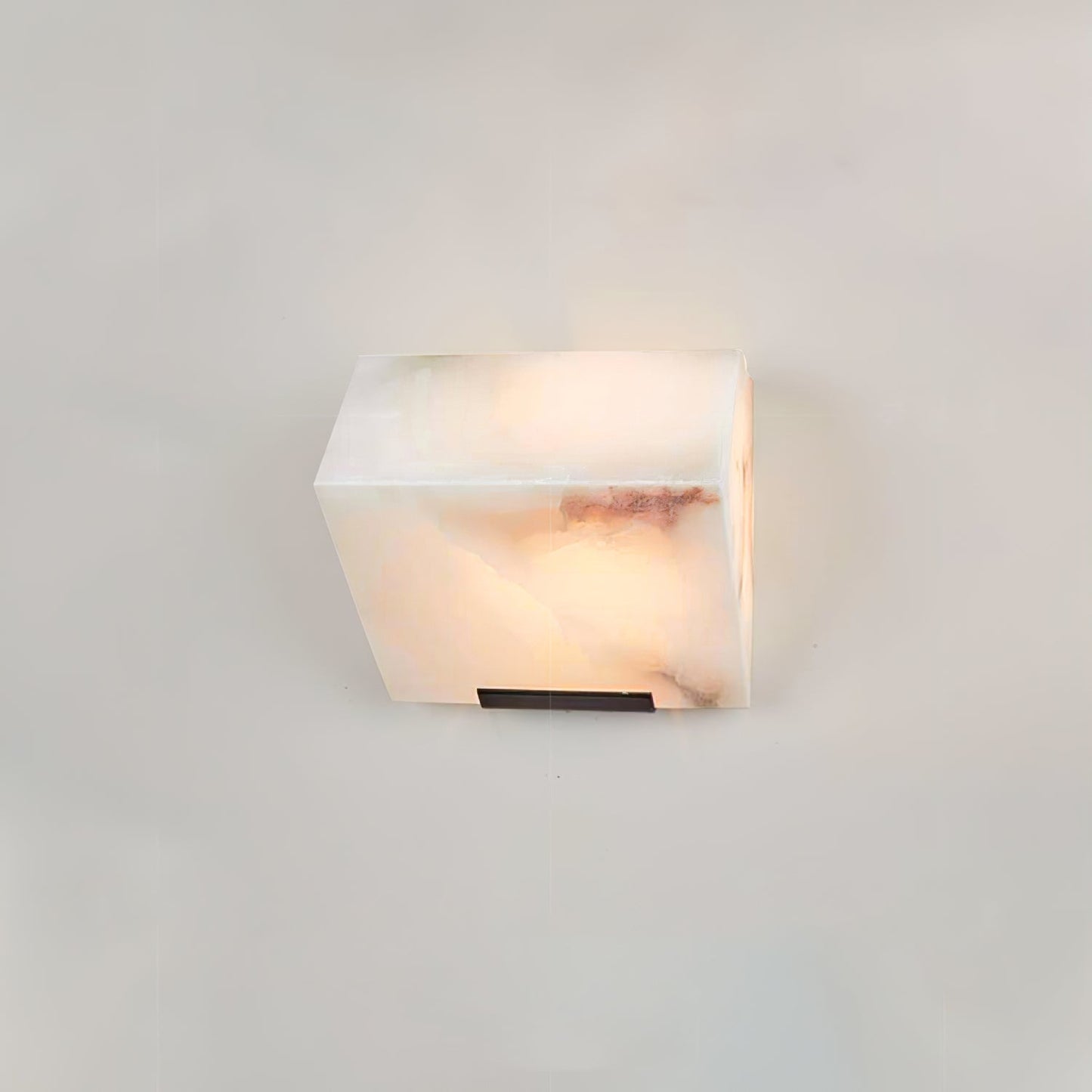 Luvidior | Architectonische Kolom Alabaster Steen Blokken Wandlamp