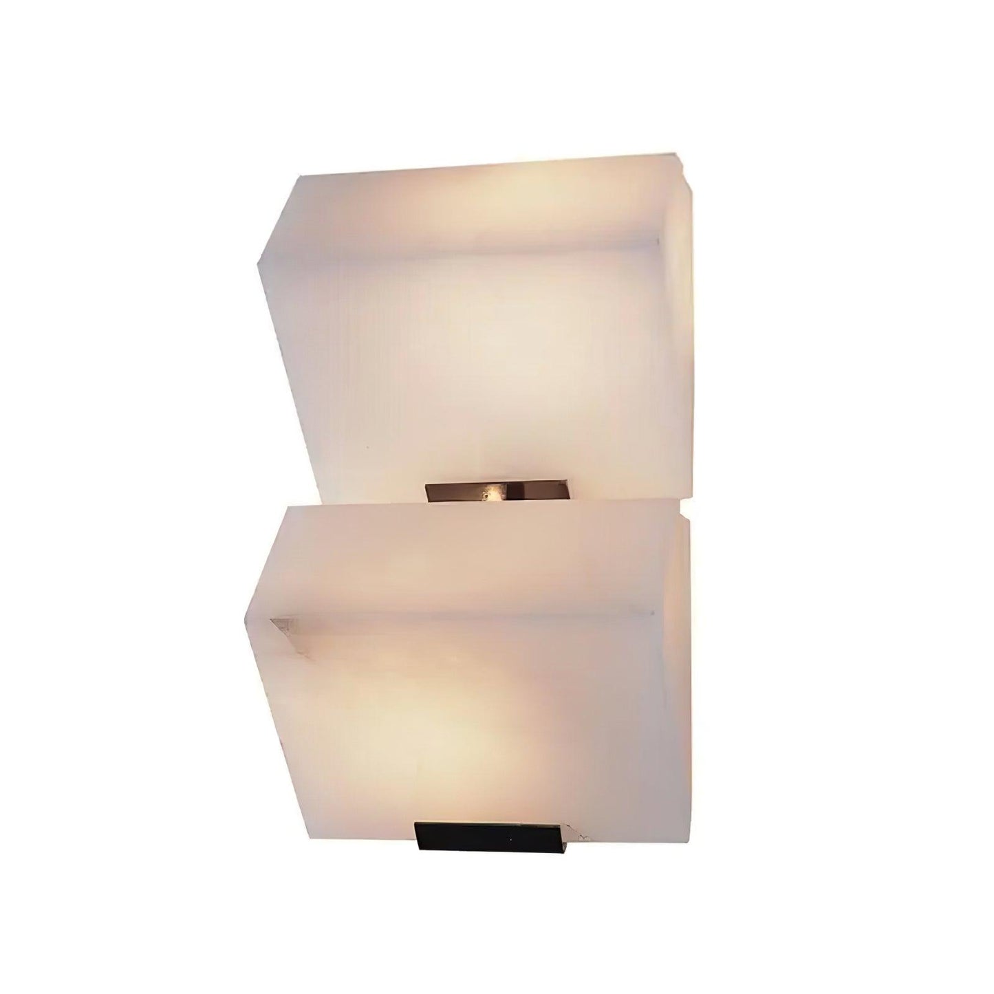 Luvidior | Architectonische Kolom Alabaster Steen Blokken Wandlamp