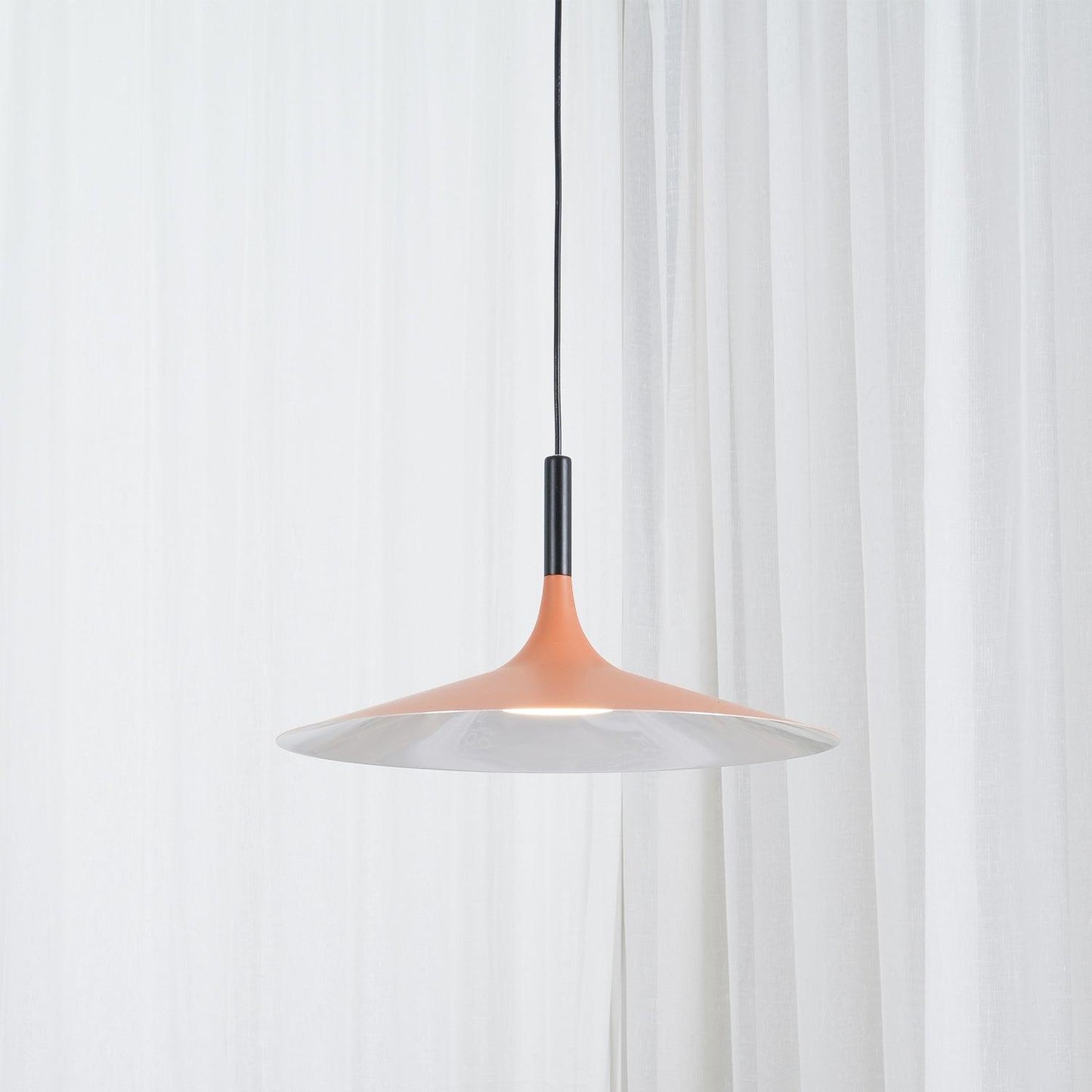 Thaloric | Minimalistische Industriële Aluminium Platte Schijf Hanglamp