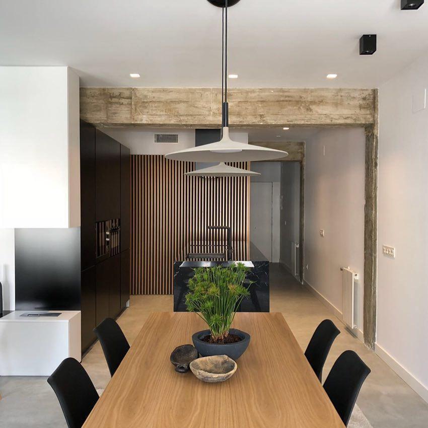 Thaloric | Minimalistische Industriële Aluminium Platte Schijf Hanglamp