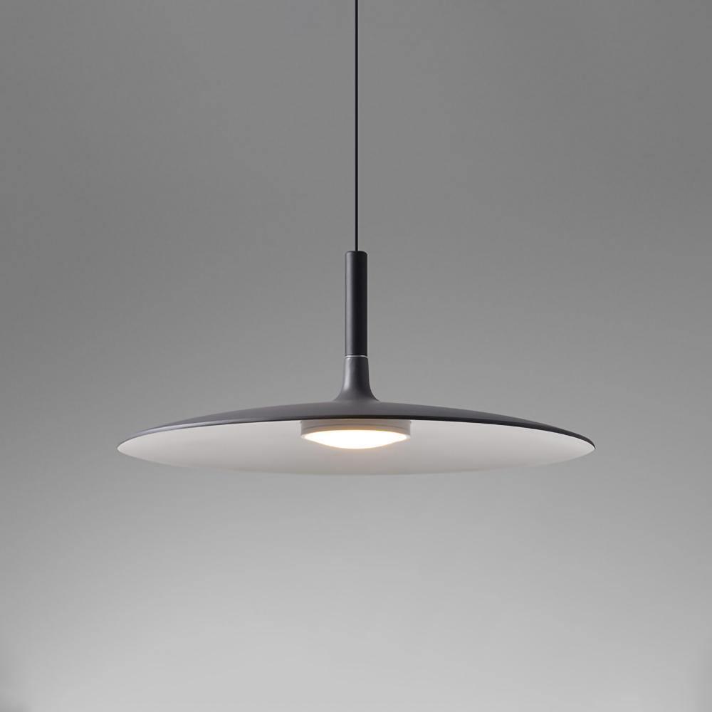 Thaloric | Minimalistische Industriële Aluminium Platte Schijf Hanglamp