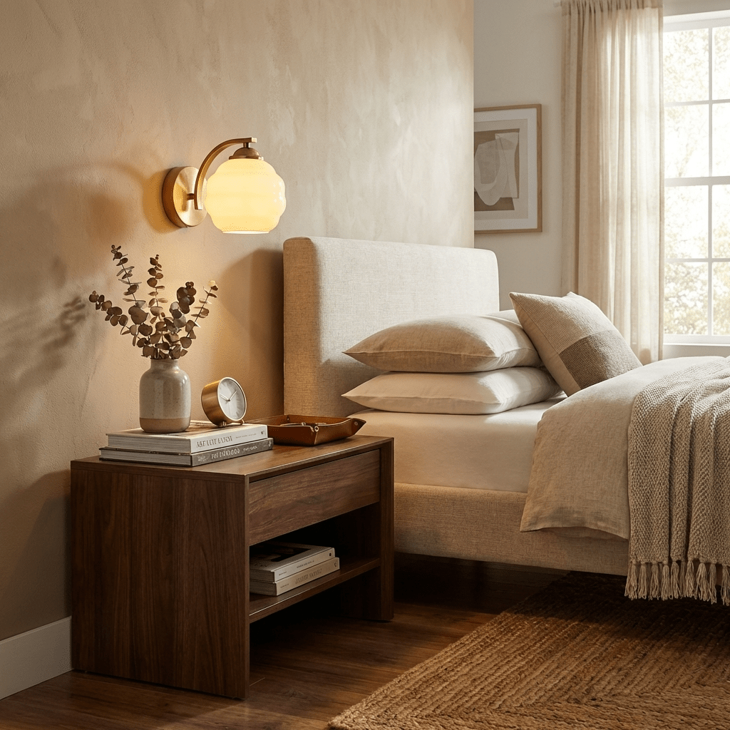Thryndol | Geribbelde Glazen Bol Vintage Wandlamp