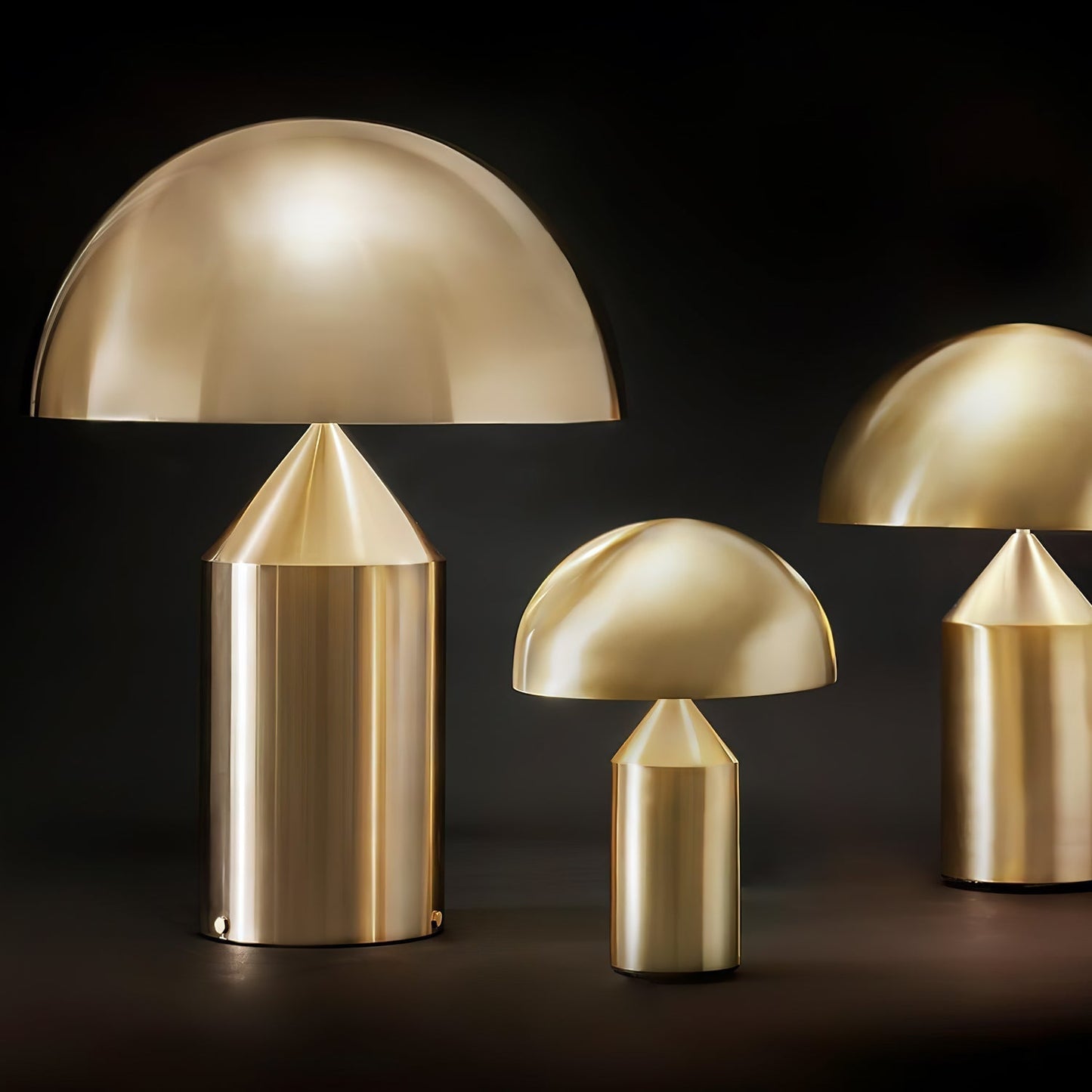 Zonthara | Avant-Garde Geometrische Sculpturale Silhouet Metalen Tafellamp