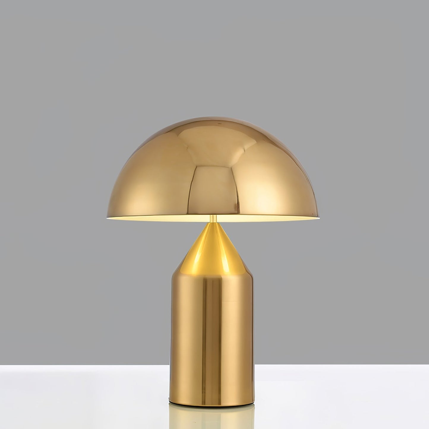 Zonthara | Avant-Garde Geometrische Sculpturale Silhouet Metalen Tafellamp