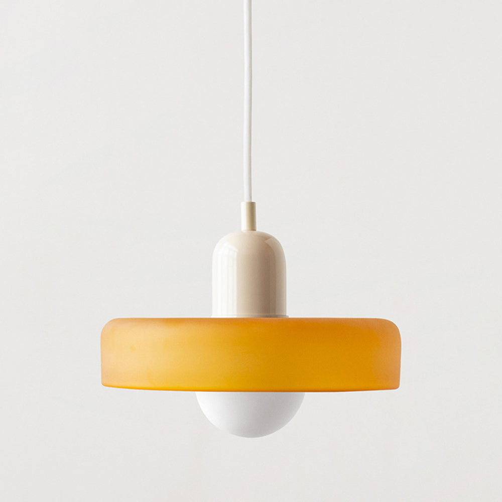 Vetro | Bauhaus Stijl Gekleurde Glas Hanglamp