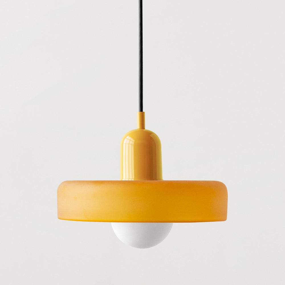 Vetro | Bauhaus Stijl Gekleurde Glas Hanglamp