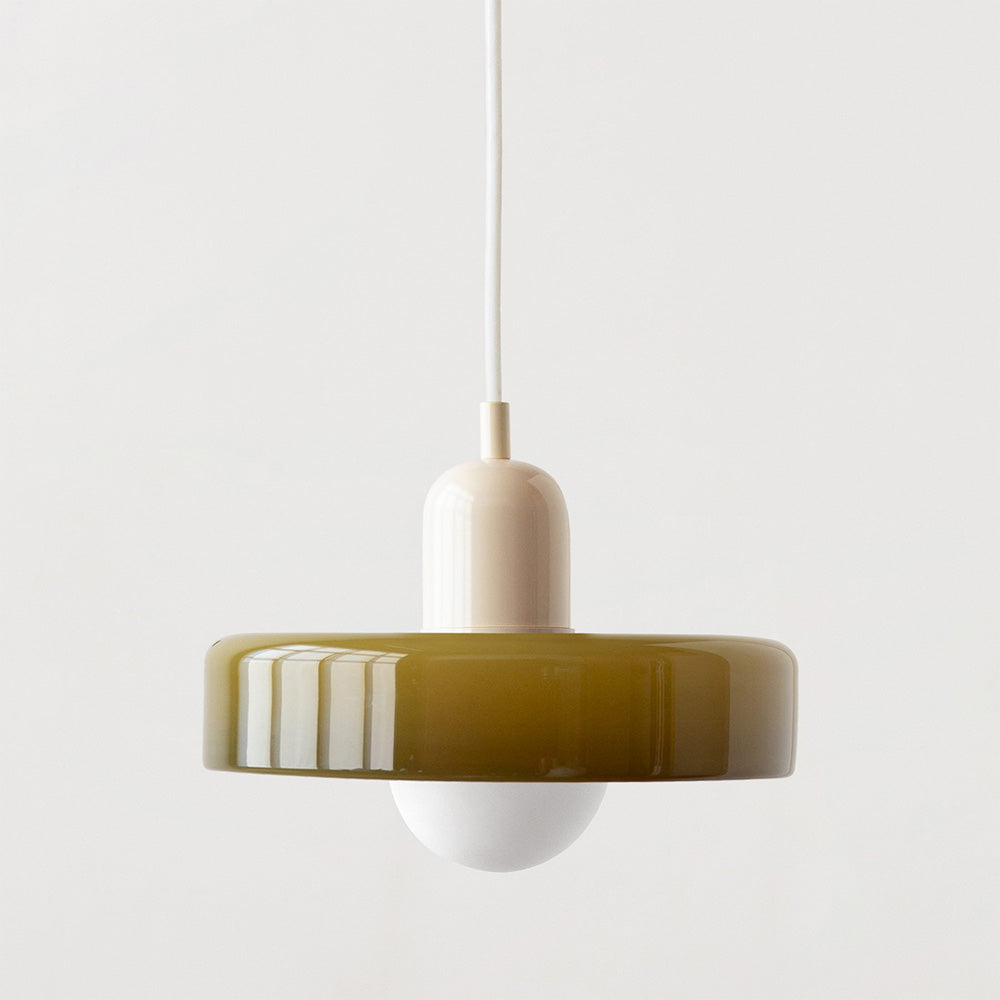 Vetro | Bauhaus Stijl Gekleurde Glas Hanglamp