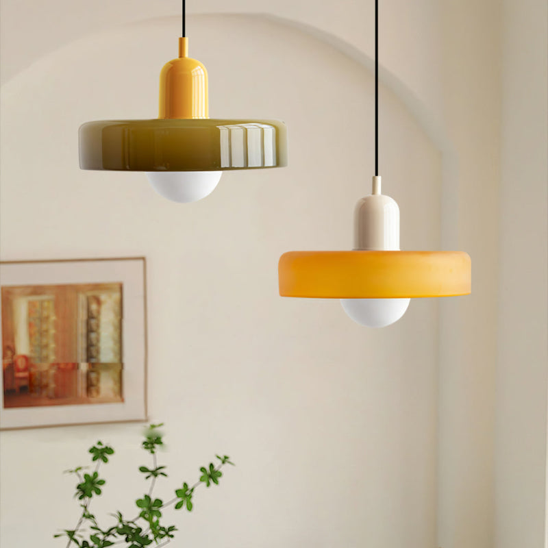 Vetro | Bauhaus Stijl Gekleurde Glas Hanglamp