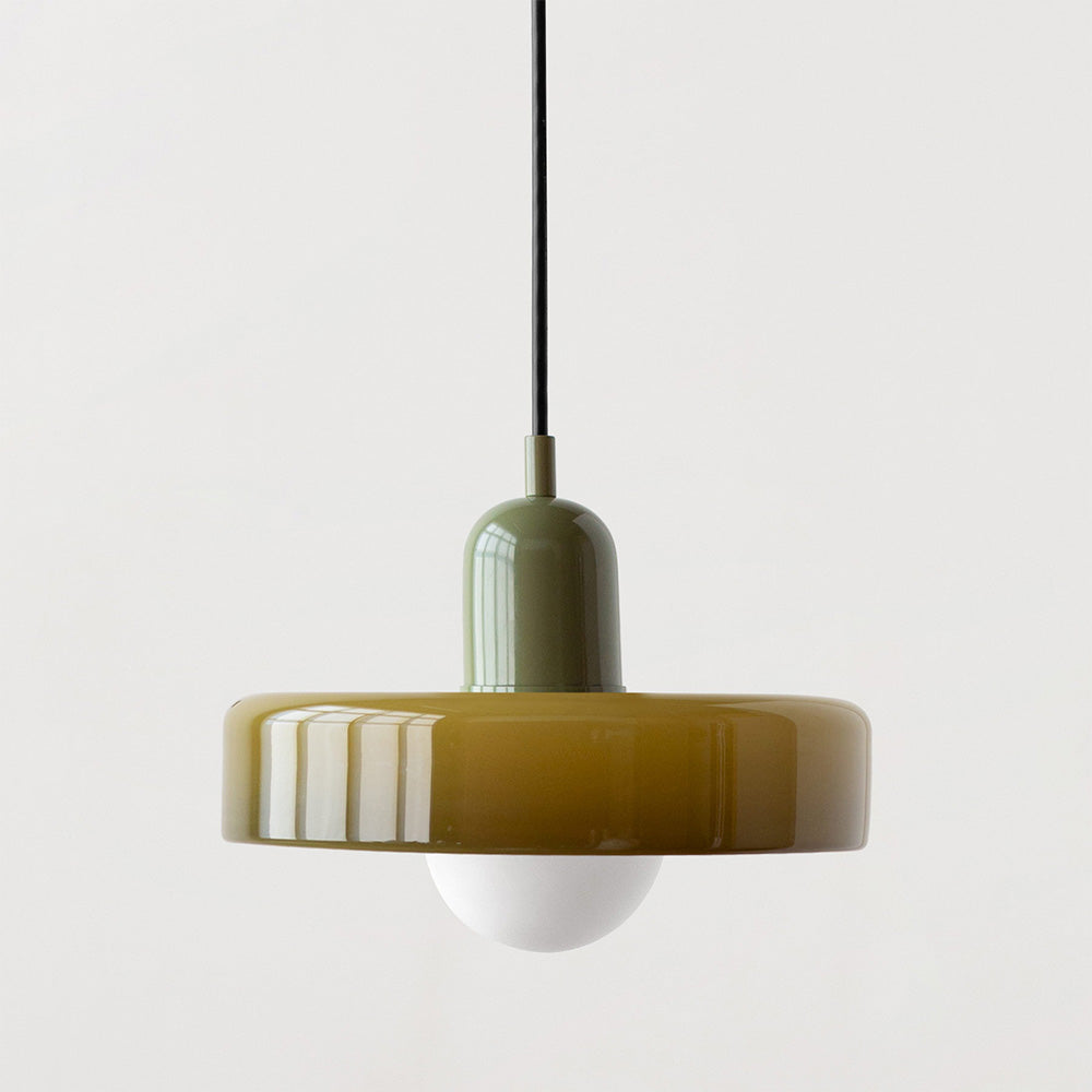 Vetro | Bauhaus Stijl Gekleurde Glas Hanglamp