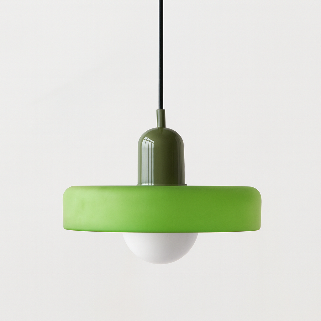 Vetro | Bauhaus Stijl Gekleurde Glas Hanglamp
