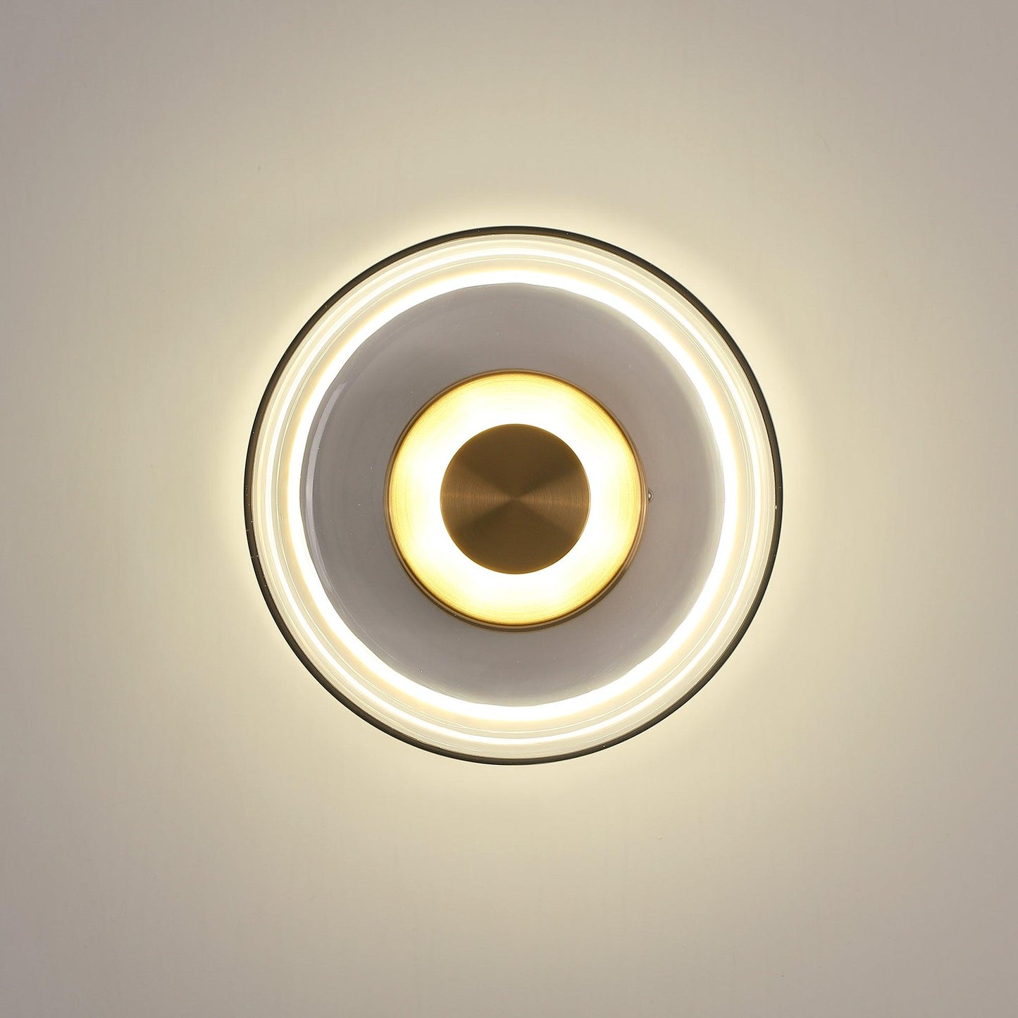 Luvia | Noordse Geribbelde Glazen Art Deco Wandlamp