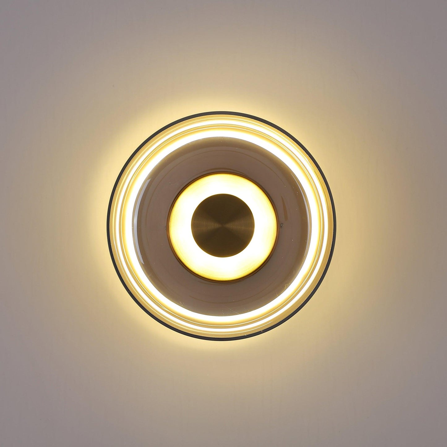 Luvia | Noordse Geribbelde Glazen Art Deco Wandlamp
