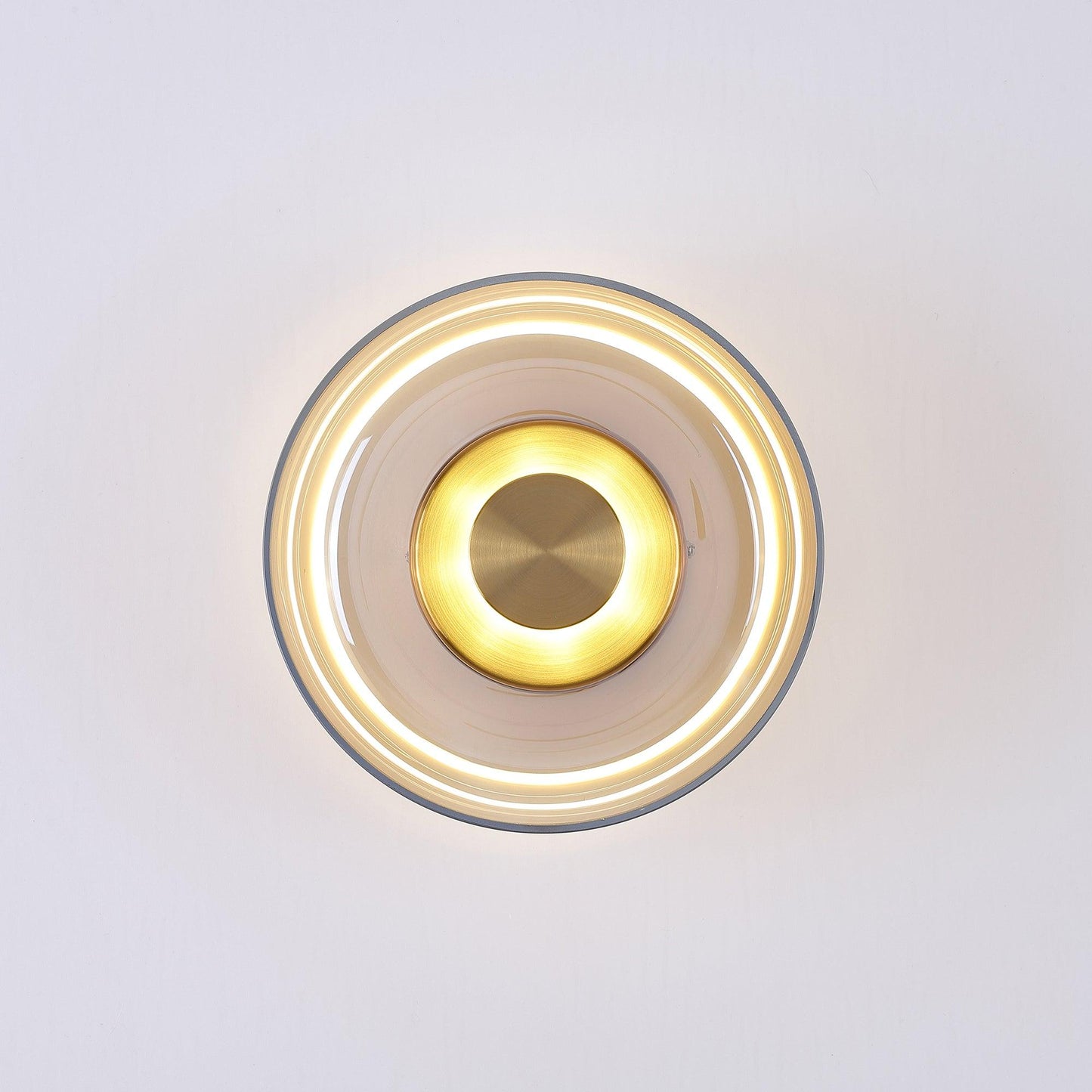 Luvia | Noordse Geribbelde Glazen Art Deco Wandlamp