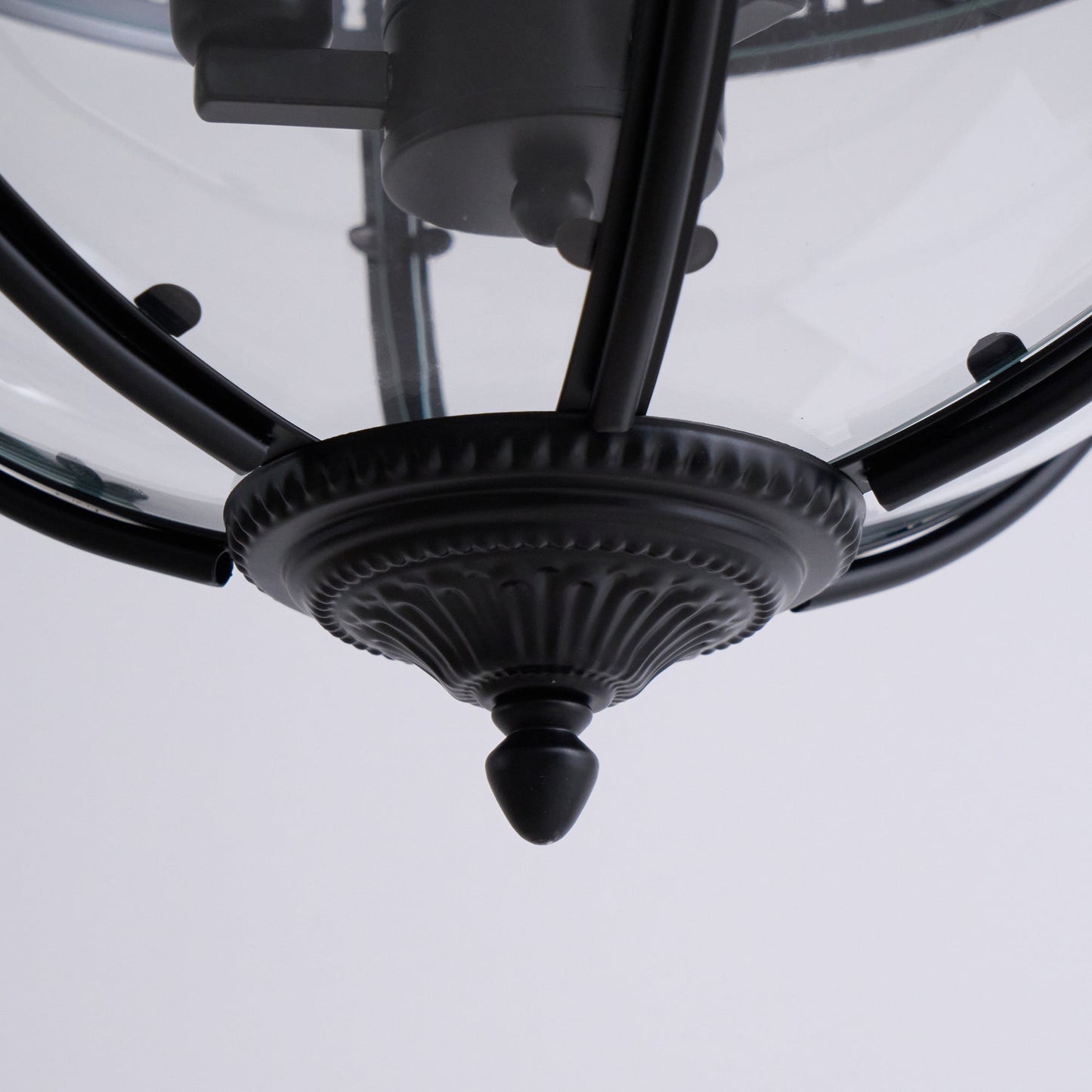 Vinse | Vintage Sferische Transparante Glazen Hanglamp