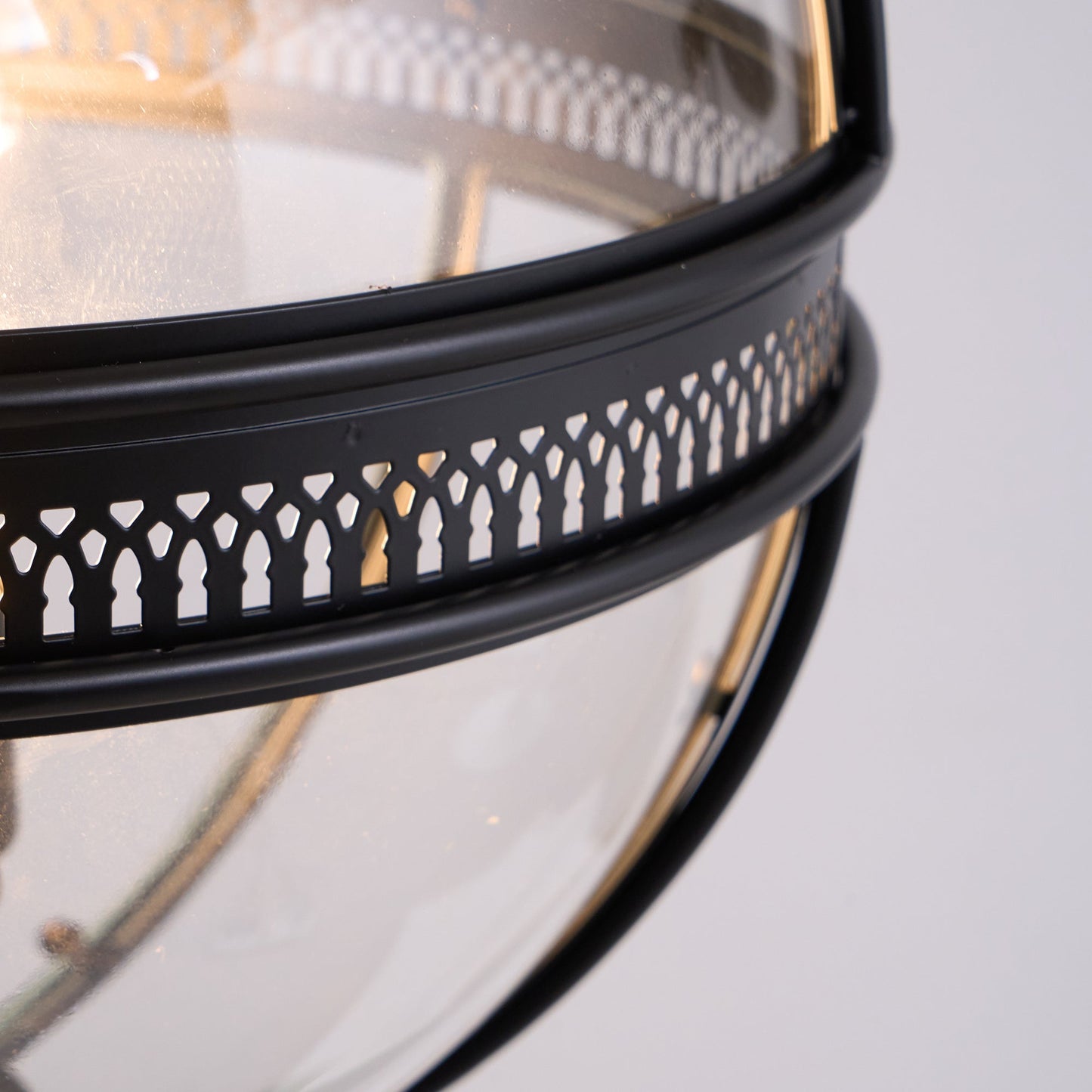 Vinse | Vintage Sferische Transparante Glazen Hanglamp