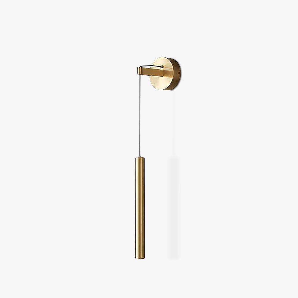 Albronix | Lineaire Messing Minimalistische LED Architectonische Wandhanglamp