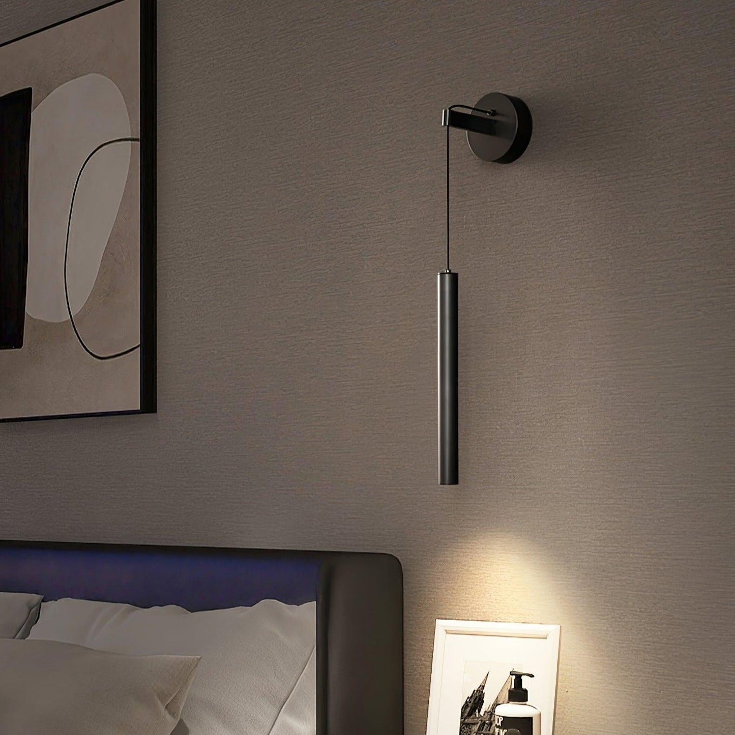 Albronix | Lineaire Messing Minimalistische LED Architectonische Wandhanglamp