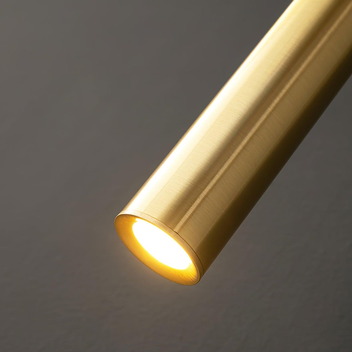 Albronix | Lineaire Messing Minimalistische LED Architectonische Wandhanglamp