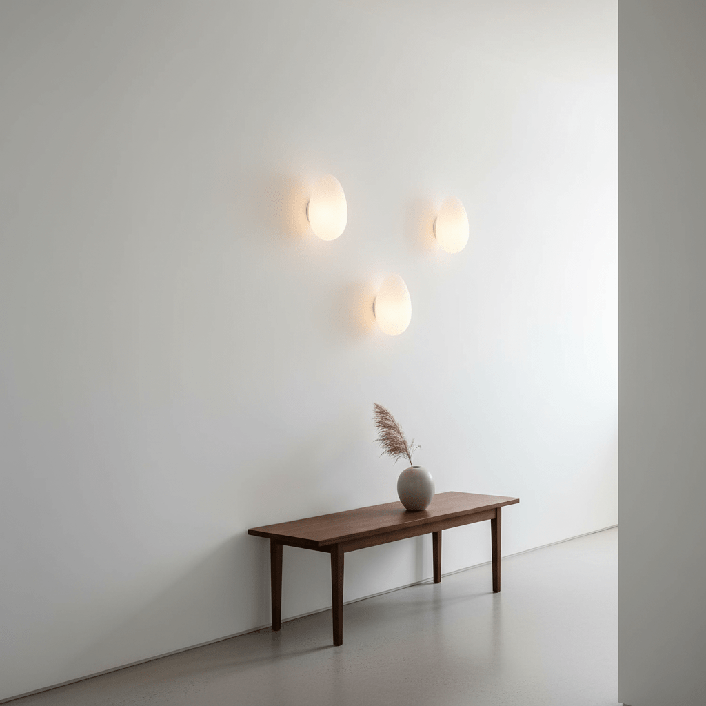 Caldrion | Met de Hand Geblazen Glazen Kiezel Wandlamp