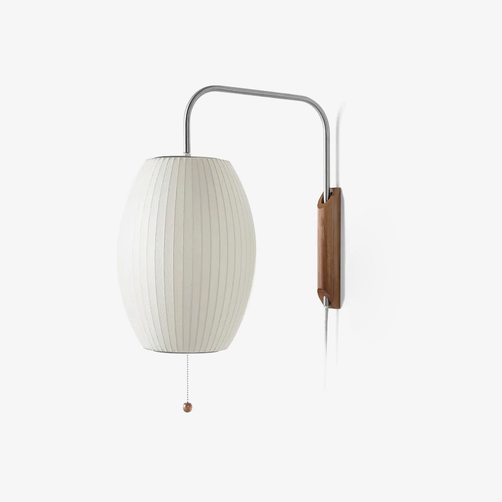 Kyntaroc | Retro Geribbelde Silhouet Zwevende Bol Wandlamp