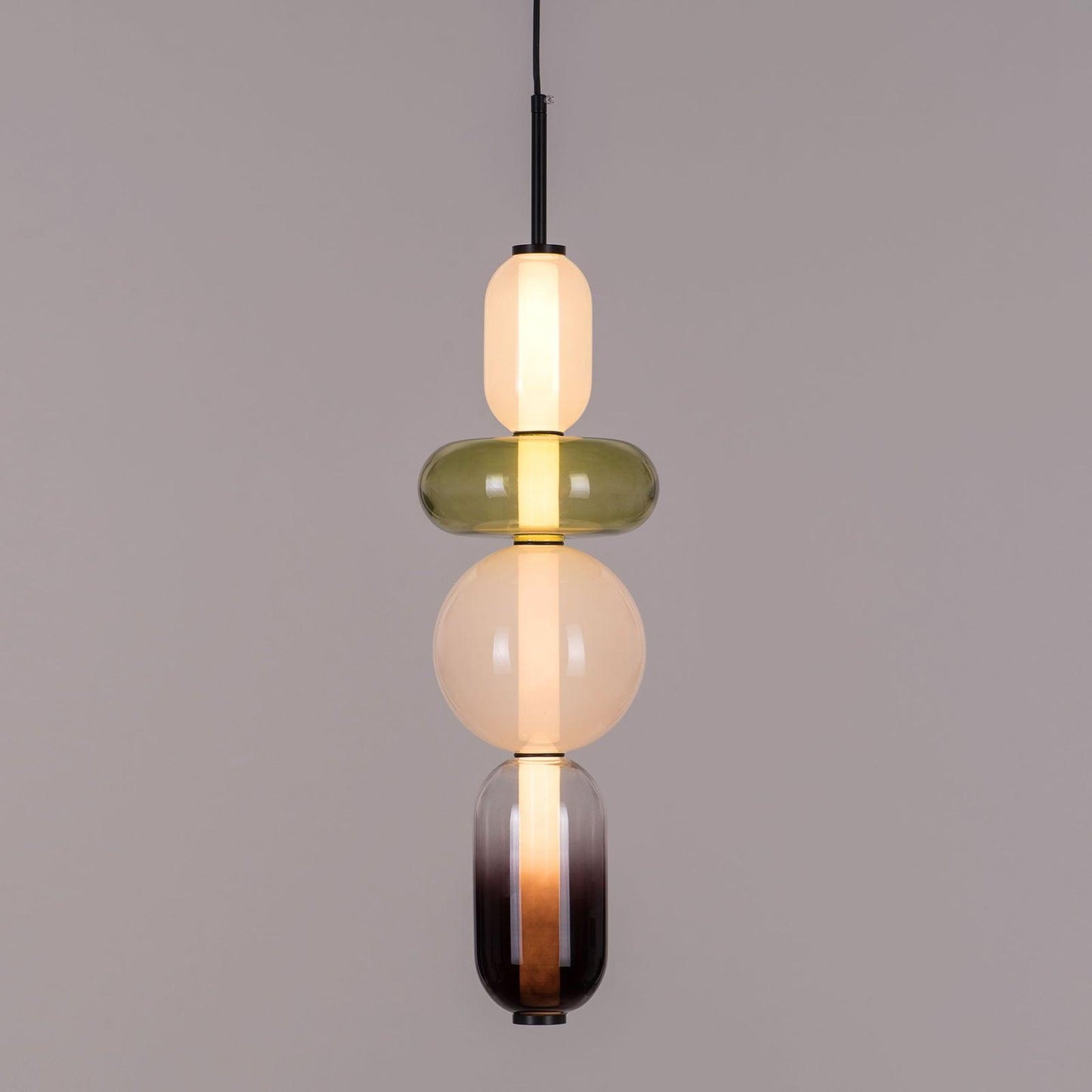Nyxorise | Ambachtelijke Regenval Cluster Glazen Hanglamp