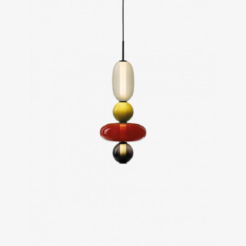Nyxorise | Ambachtelijke Regenval Cluster Glazen Hanglamp