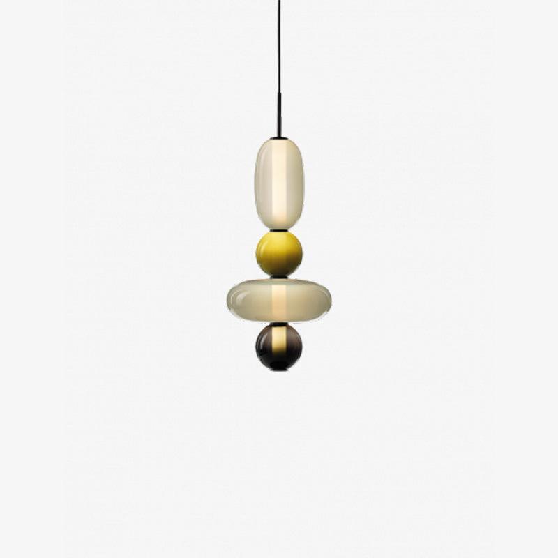 Nyxorise | Ambachtelijke Regenval Cluster Glazen Hanglamp