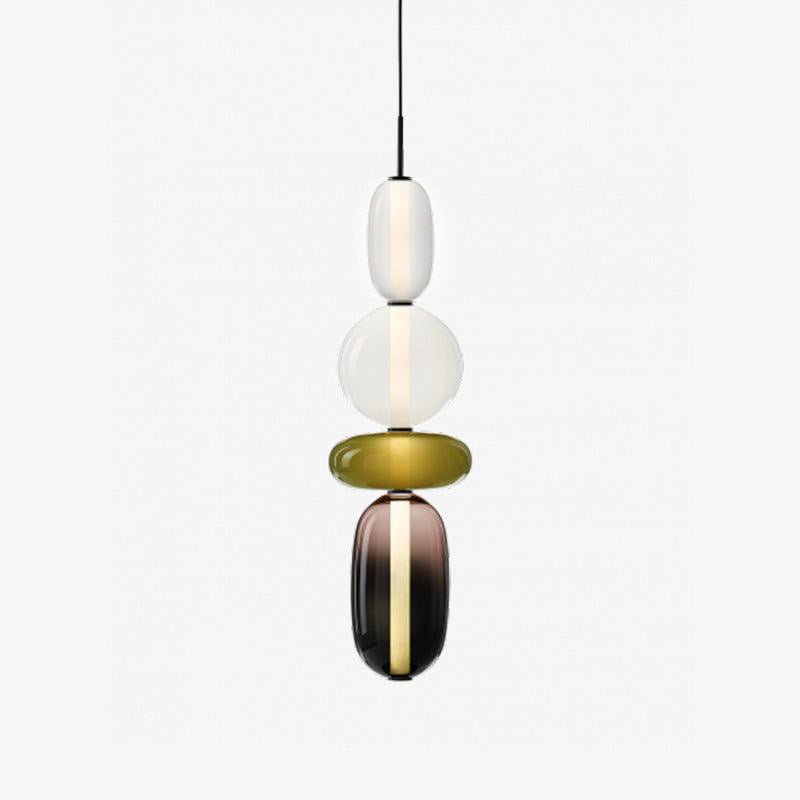 Nyxorise | Ambachtelijke Regenval Cluster Glazen Hanglamp