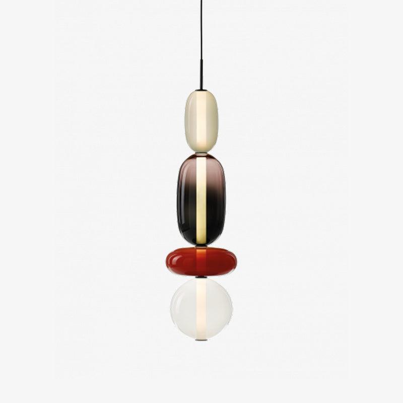 Nyxorise | Ambachtelijke Regenval Cluster Glazen Hanglamp