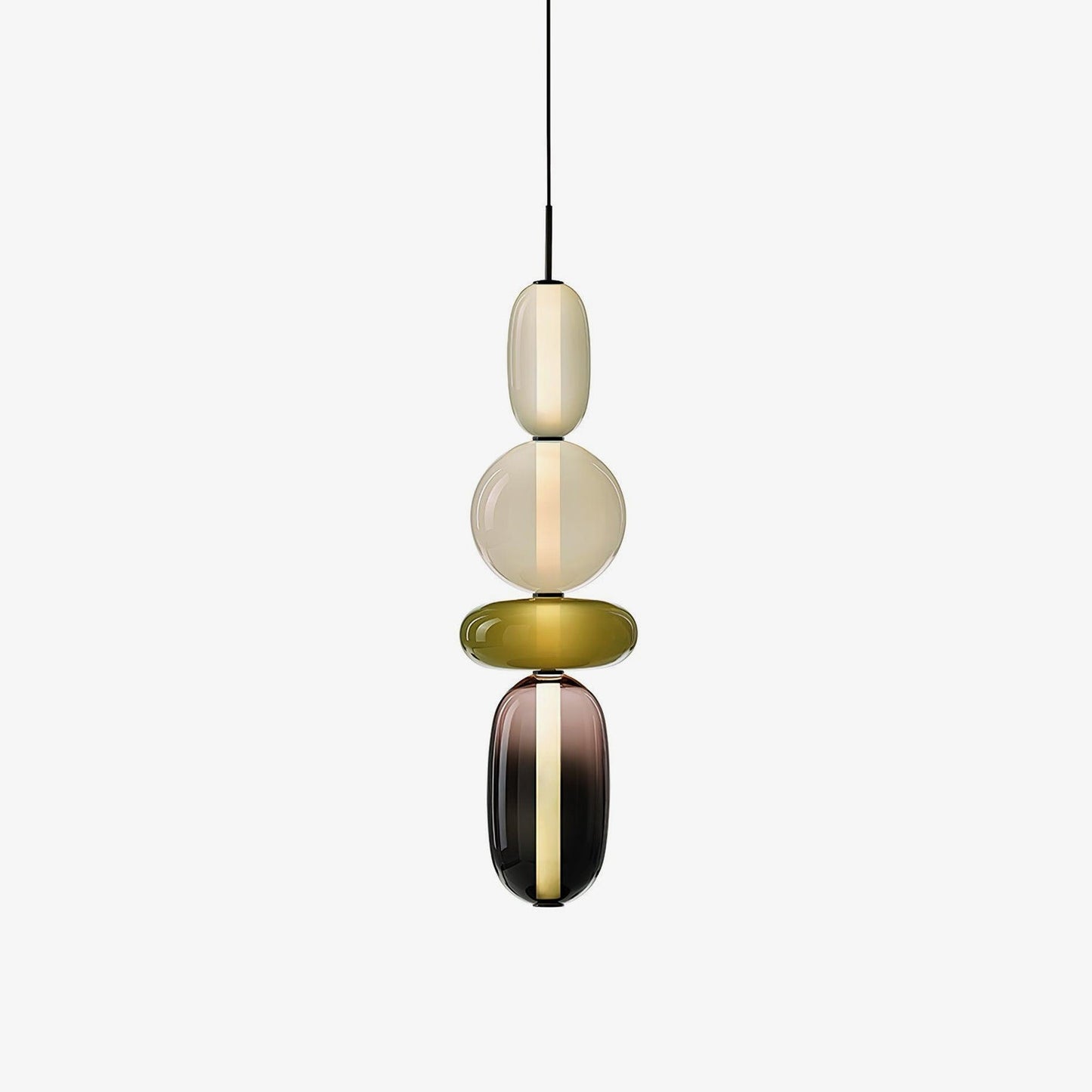 Nyxorise | Ambachtelijke Regenval Cluster Glazen Hanglamp