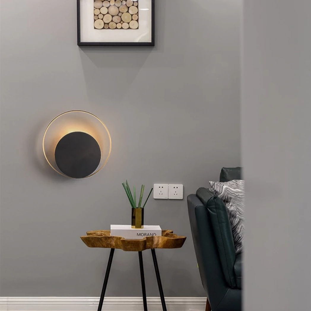 Galathore | Minimalistische Hemelse Ring Silhouet Wandlamp