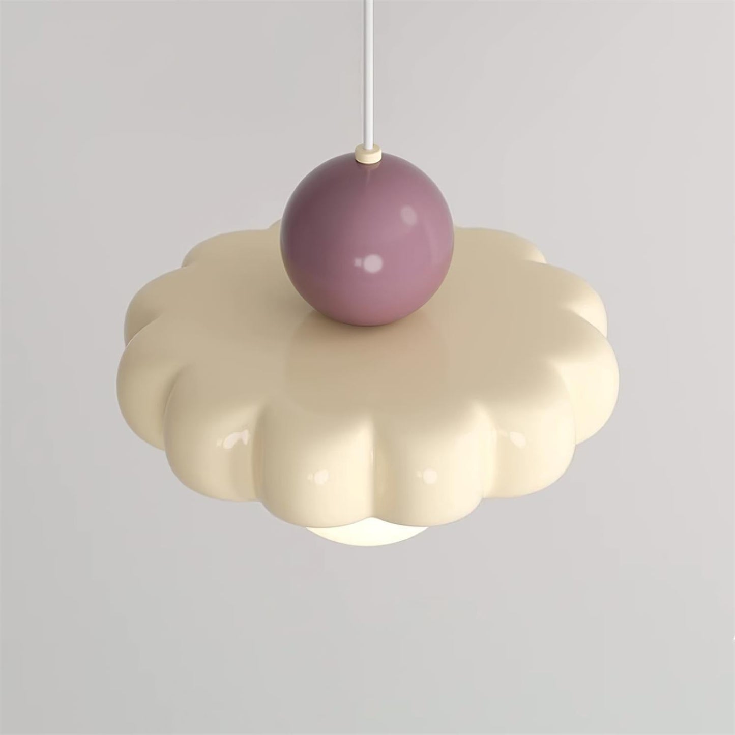 Norda | Noordse Geribbelde Koepel Hangende Globe Lamp